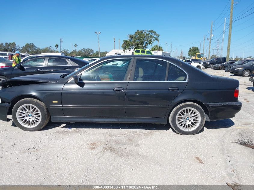 2002 BMW 525Ia VIN: WBADT43482GZ99960 Lot: 40893458