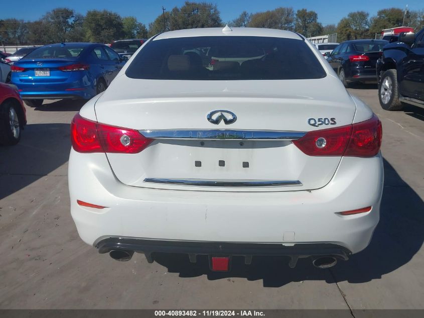 2015 Infiniti Q50 Sport VIN: JN1BV7AP1FM336842 Lot: 40893482