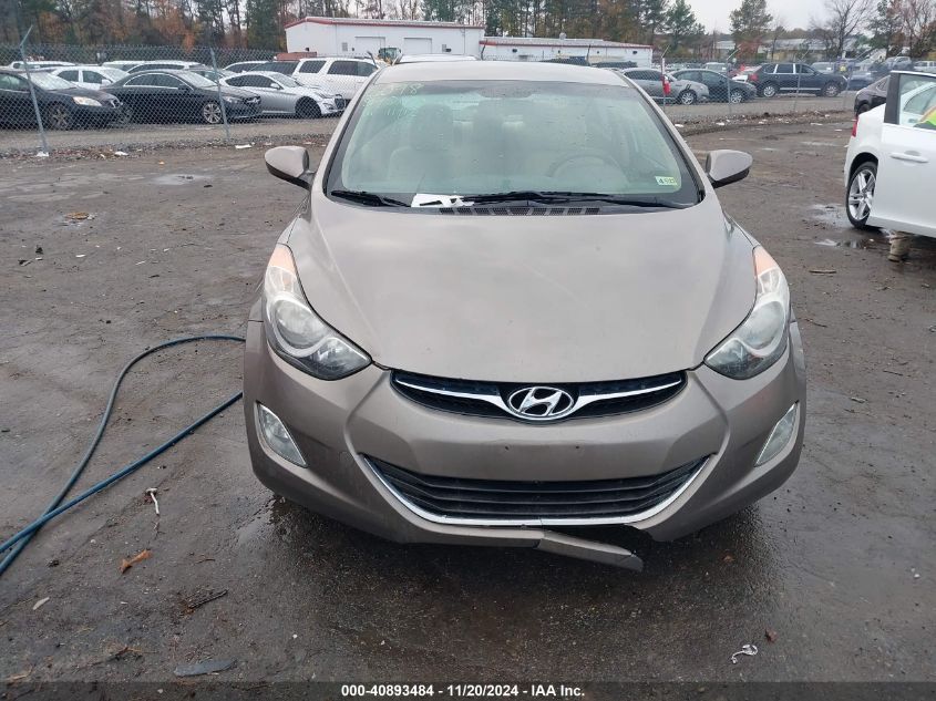 2013 Hyundai Elantra Gls VIN: 5NPDH4AEXDH411426 Lot: 40893484