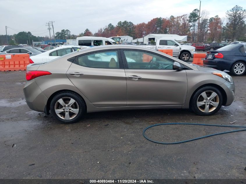 2013 Hyundai Elantra Gls VIN: 5NPDH4AEXDH411426 Lot: 40893484