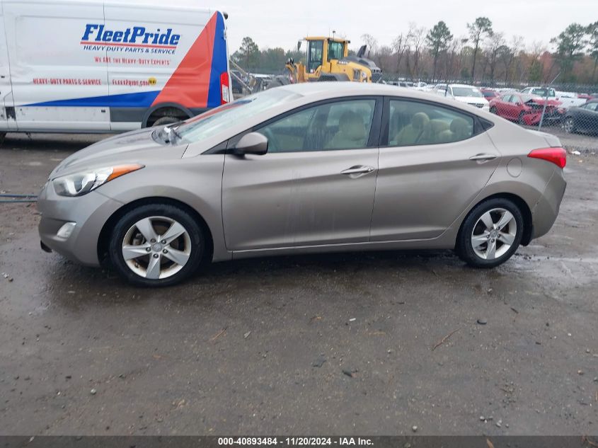 2013 Hyundai Elantra Gls VIN: 5NPDH4AEXDH411426 Lot: 40893484