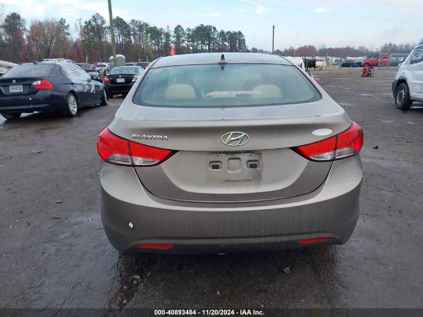 2013 Hyundai Elantra Gls VIN: 5NPDH4AEXDH411426 Lot: 40893484