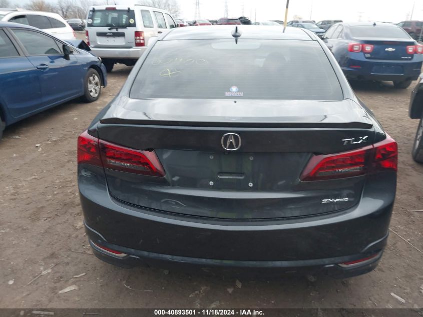 2015 Acura Tlx V6 Tech VIN: 19UUB3F51FA001100 Lot: 40893501