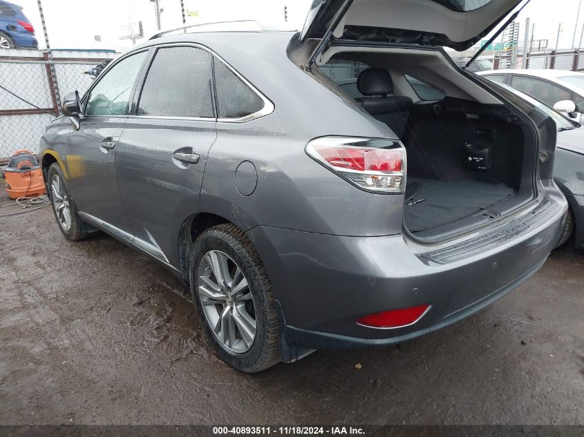 VIN 2T2ZK1BA3FC204508 2015 LEXUS RX 350 no.3