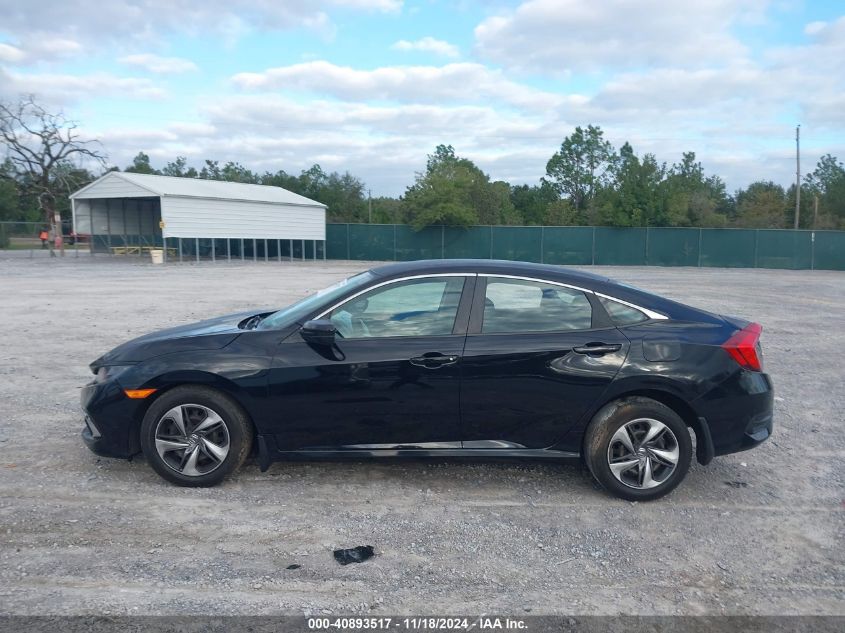 2020 Honda Civic Lx VIN: 19XFC2F6XLE025590 Lot: 40893517