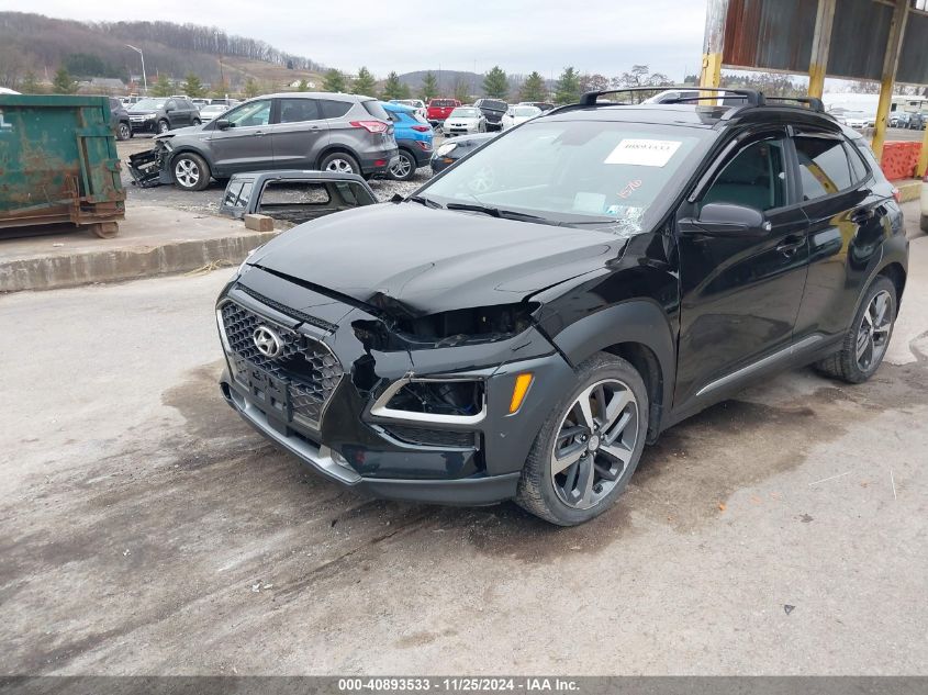 2019 Hyundai Kona Ultimate VIN: KM8K5CA53KU391576 Lot: 40893533