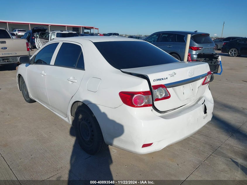 Vin: 2t1bu4ee7cc907850, lot: 41383240, toyota corolla l 20123