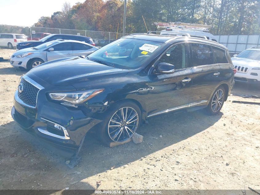 2020 Infiniti Qx60 Luxe Awd VIN: 5N1DL0MM5LC509134 Lot: 40893574