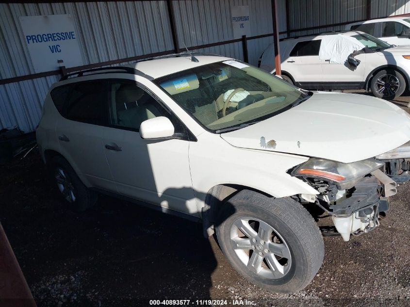 2006 Nissan Murano S VIN: JN8AZ08T06W406427 Lot: 40893577