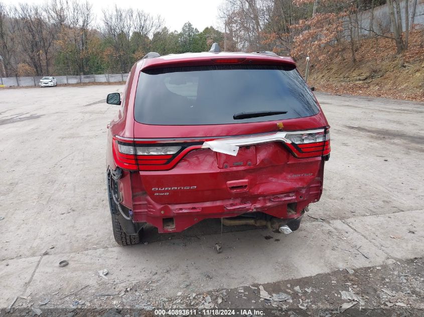 2015 Dodge Durango Limited VIN: 1C4RDJDG5FC917208 Lot: 40893611