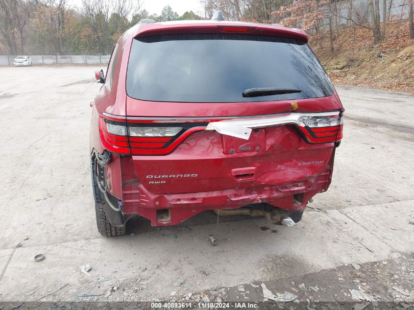 2015 Dodge Durango Limited VIN: 1C4RDJDG5FC917208 Lot: 40893611