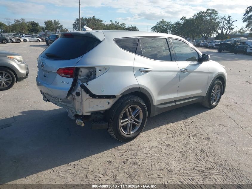 VIN 5XYZT3LB0HG450427 2017 Hyundai Santa Fe, Sport... no.4