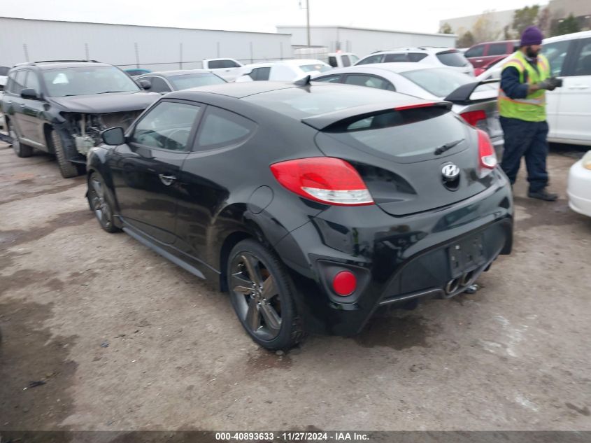 2015 Hyundai Veloster Turbo VIN: KMHTC6AE6FU238644 Lot: 40893633