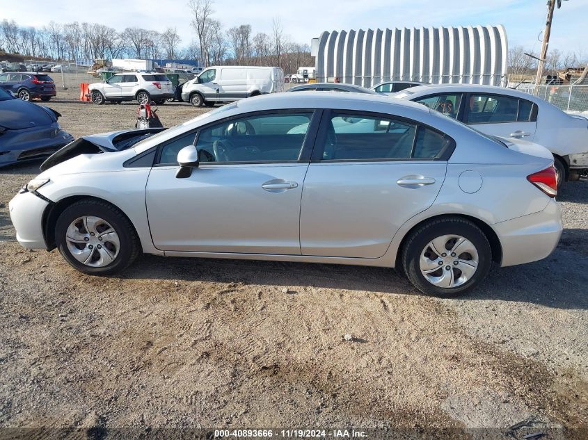 2013 Honda Civic Lx VIN: 2HGFB2F51DH567758 Lot: 40893666