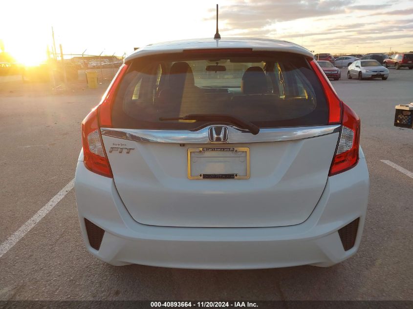 2015 Honda Fit Ex/Ex-L VIN: 3HGGK5H8XFM737830 Lot: 40893664