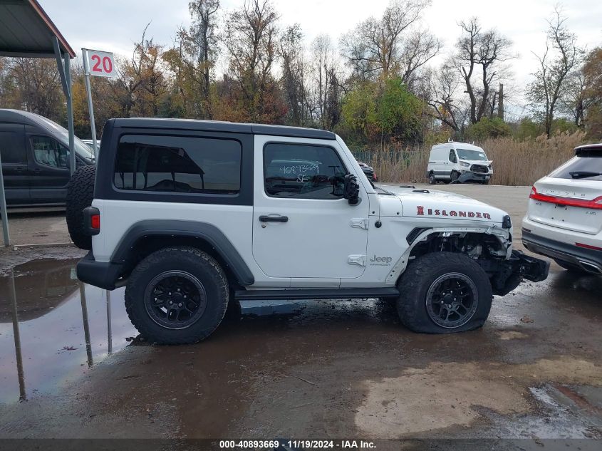 2021 Jeep Wrangler Islander 4X4 VIN: 1C4GJXAN2MW691467 Lot: 40893669