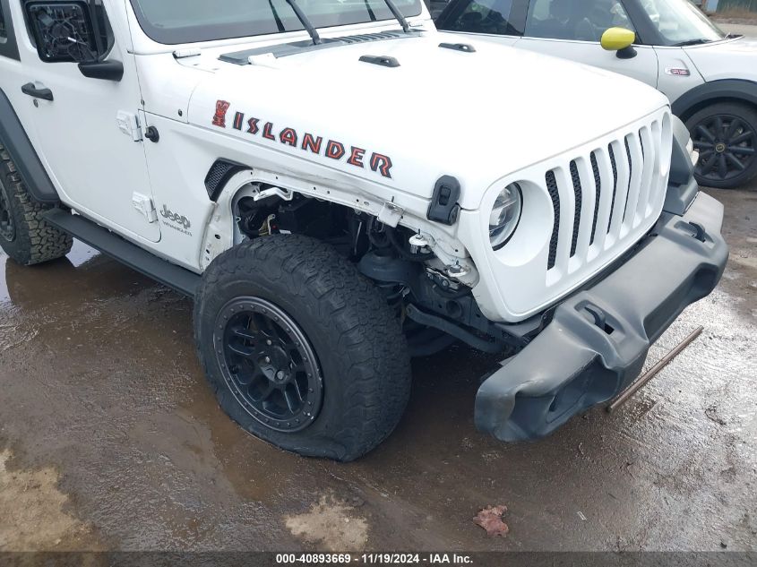 2021 Jeep Wrangler Islander 4X4 VIN: 1C4GJXAN2MW691467 Lot: 40893669