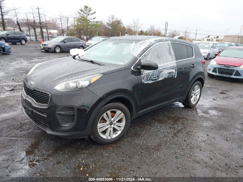 VIN KNDPM3AC7H7039216 2017 KIA Sportage, LX no.2