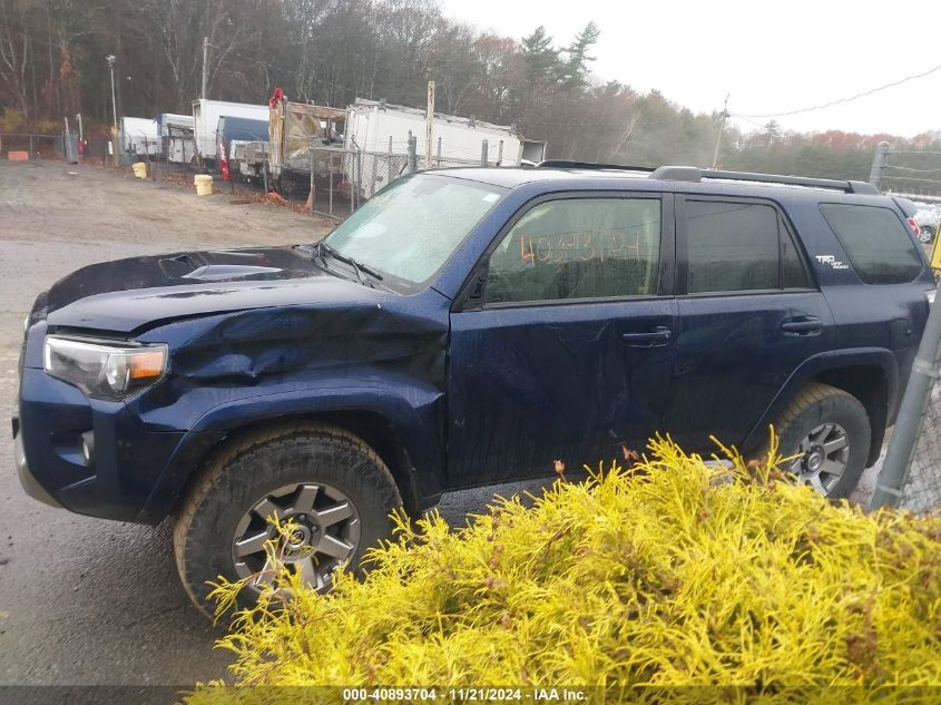 2019 Toyota 4Runner Trd Off Road Premium VIN: JTEBU5JR8K5675040 Lot: 40893704