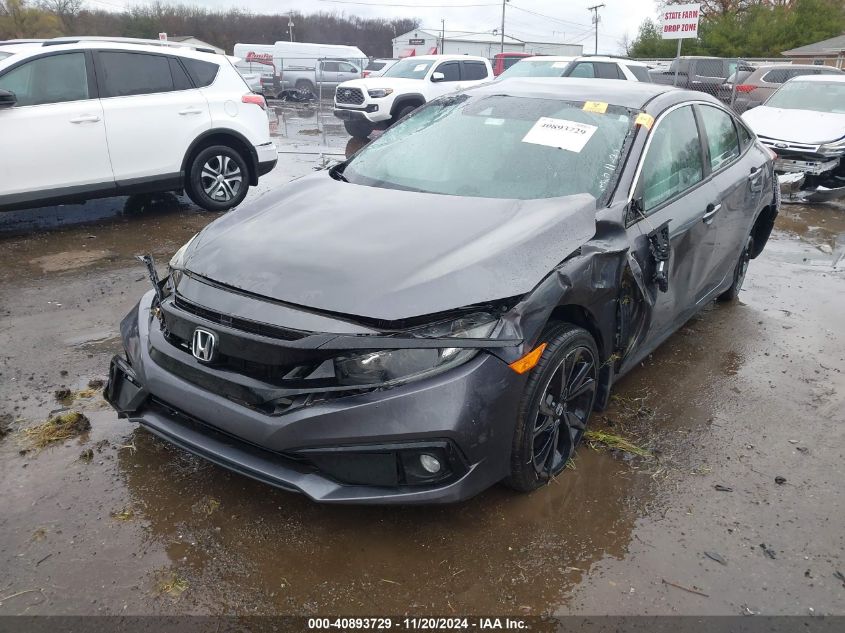 2019 Honda Civic Sport VIN: 2HGFC2F82KH513972 Lot: 40893729