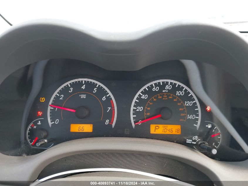 2009 Toyota Corolla Xle VIN: 1NZBU40E99Z001763 Lot: 40893741