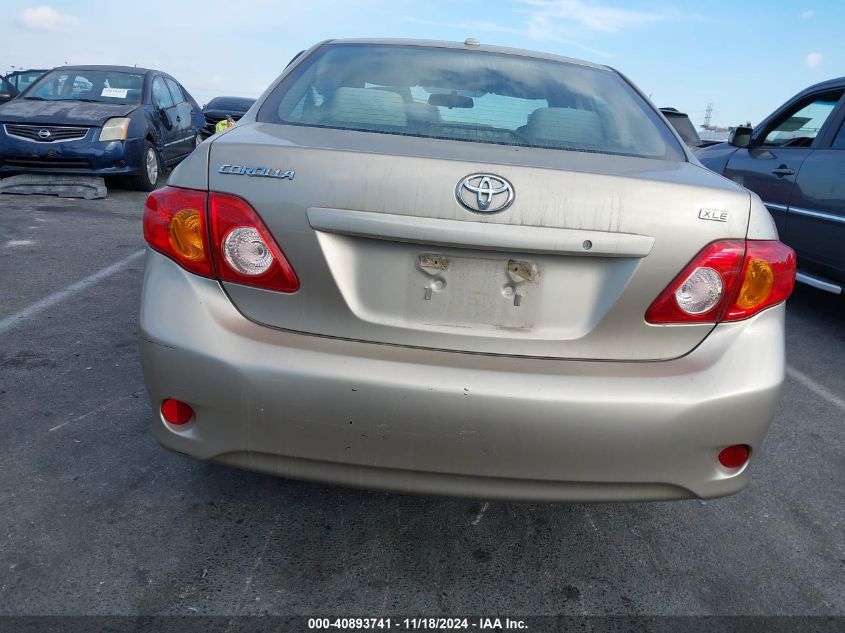 2009 Toyota Corolla Xle VIN: 1NZBU40E99Z001763 Lot: 40893741