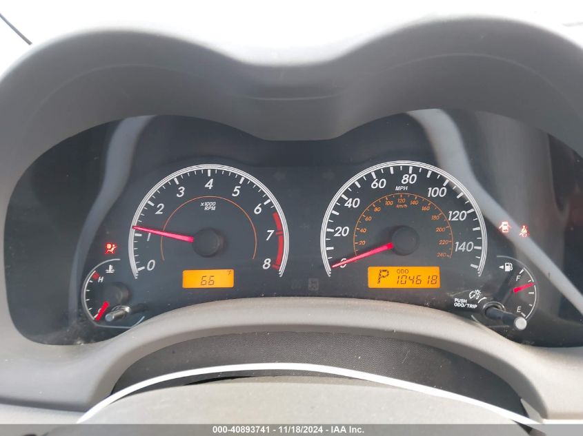 2009 Toyota Corolla Xle VIN: 1NZBU40E99Z001763 Lot: 40893741