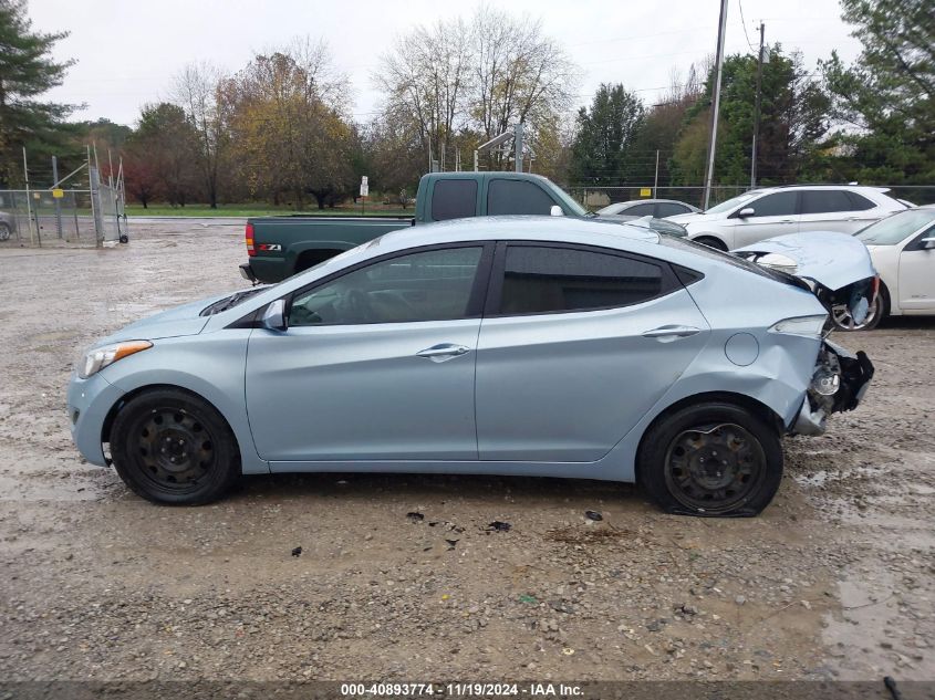 2013 Hyundai Elantra Gls VIN: KMHDH4AE9DU680714 Lot: 40893774