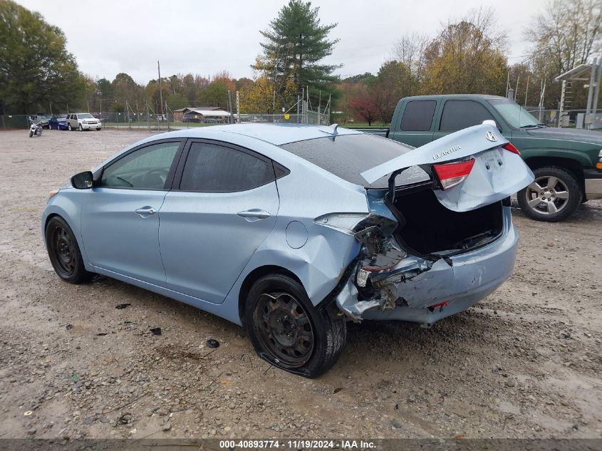 2013 Hyundai Elantra Gls VIN: KMHDH4AE9DU680714 Lot: 40893774