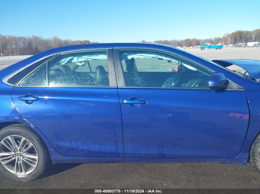 2016 Toyota Camry Se VIN: 4T1BF1FK4GU512560 Lot: 40893778