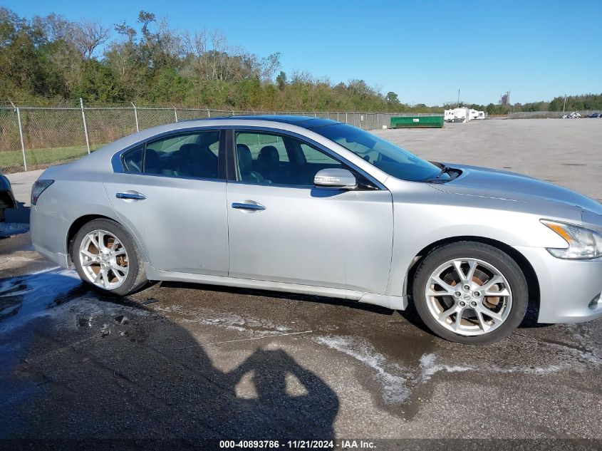 2012 Nissan Maxima 3.5 Sv VIN: 1N4AA5AP1CC868110 Lot: 40893786