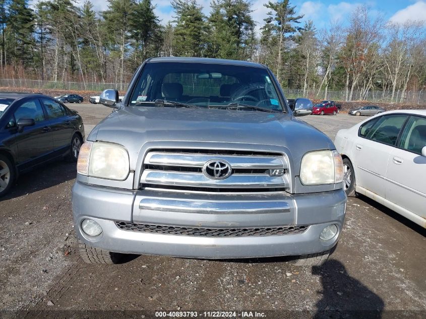 2005 Toyota Tundra Sr5 V8 VIN: 5TBDT441X5S493878 Lot: 40893793