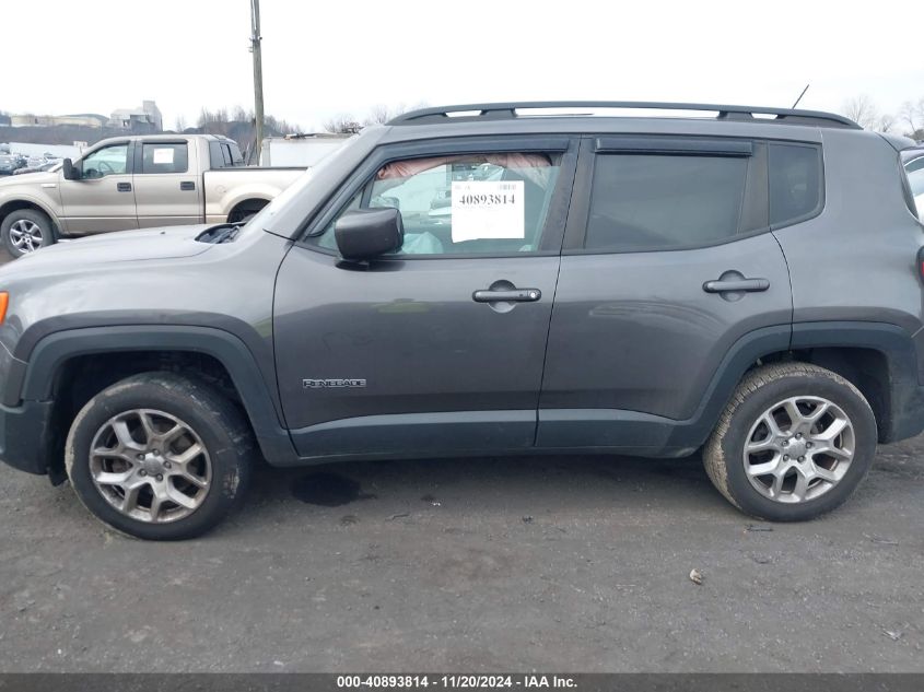 2016 Jeep Renegade Latitude VIN: ZACCJBBT5GPD41444 Lot: 40893814