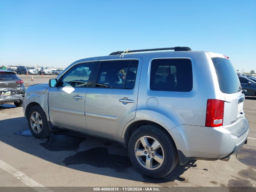 2011 Honda Pilot Ex-L VIN: 5FNYF4H60BB020111 Lot: 40893818