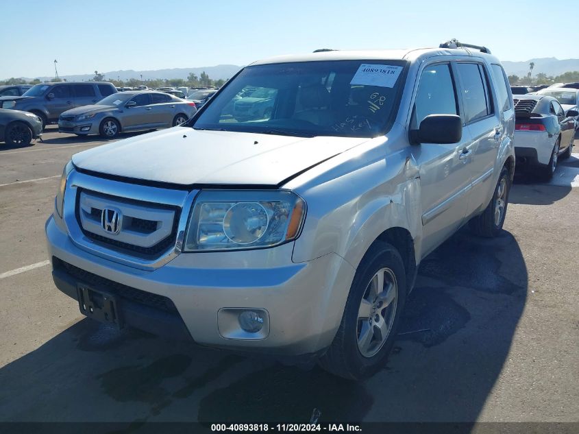 2011 Honda Pilot Ex-L VIN: 5FNYF4H60BB020111 Lot: 40893818