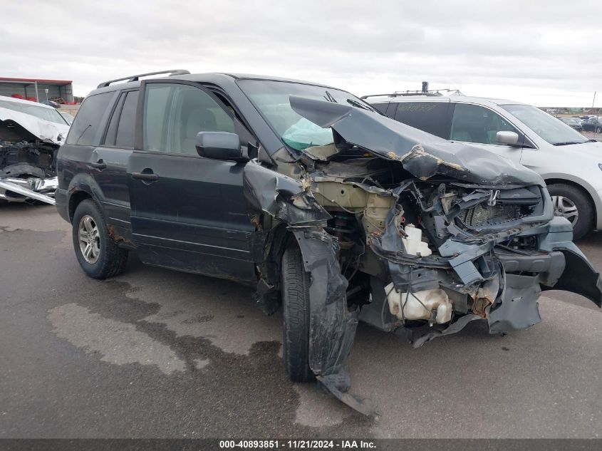 2004 Honda Pilot Ex VIN: 2HKYF18474H604264 Lot: 40893851