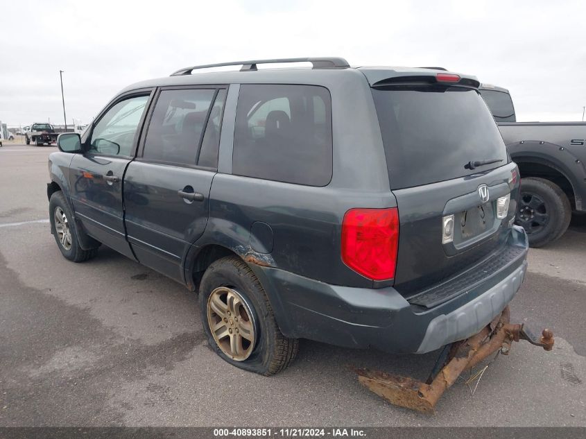 2004 Honda Pilot Ex VIN: 2HKYF18474H604264 Lot: 40893851