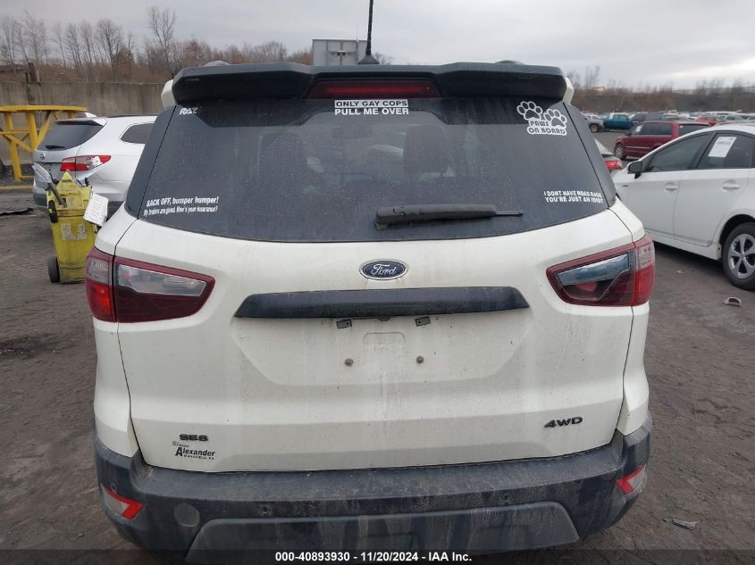 2021 Ford Ecosport Ses VIN: MAJ6S3JL8MC427385 Lot: 40893930