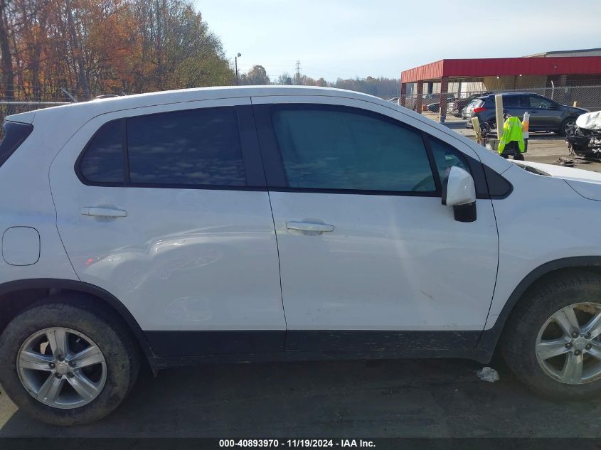 2020 Chevrolet Trax Fwd Ls VIN: 3GNCJKSB8LL242506 Lot: 40893970