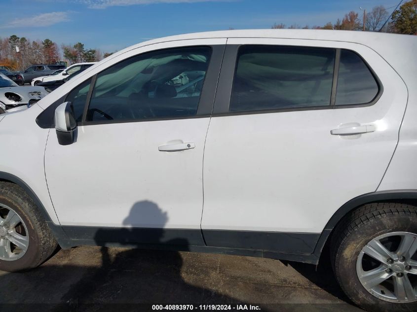 2020 Chevrolet Trax Fwd Ls VIN: 3GNCJKSB8LL242506 Lot: 40893970