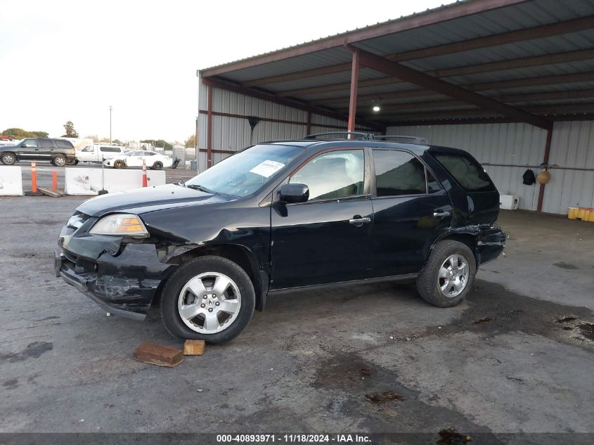 2005 Acura Mdx VIN: 2HNYD18285H509592 Lot: 40893971