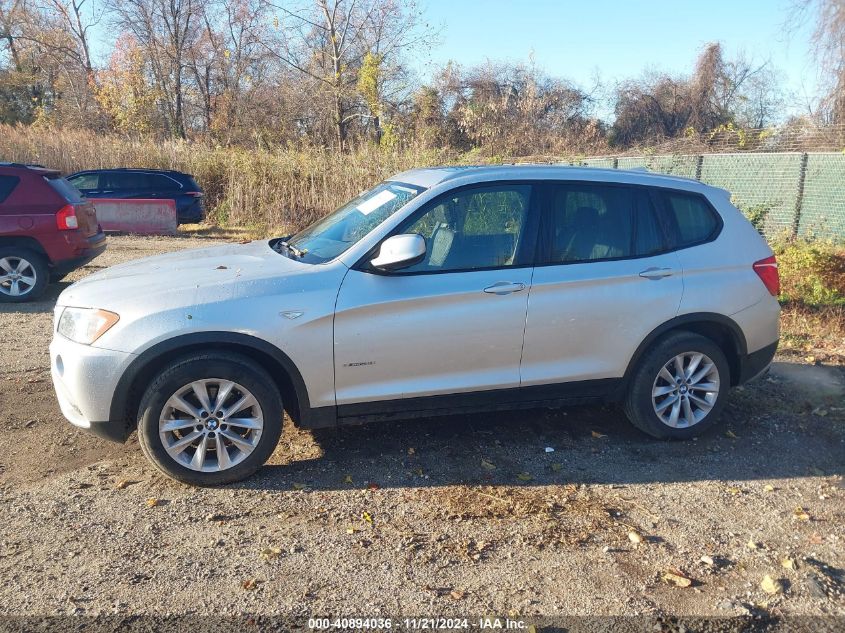 2013 BMW X3 xDrive28I VIN: 5UXWX9C58D0A14267 Lot: 40894036