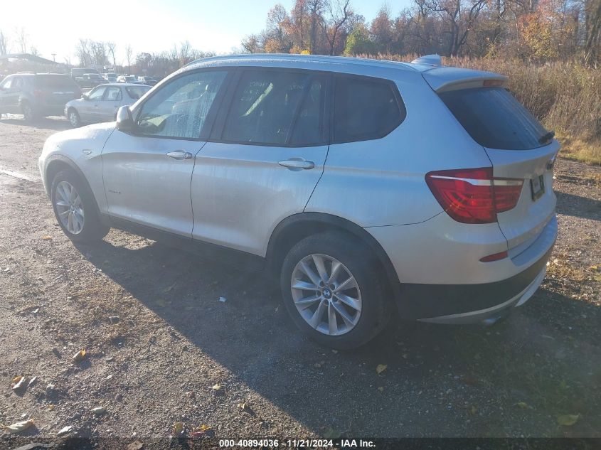 2013 BMW X3 xDrive28I VIN: 5UXWX9C58D0A14267 Lot: 40894036