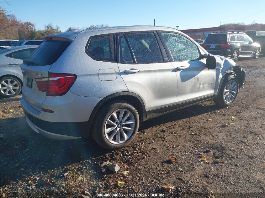 2013 BMW X3 xDrive28I VIN: 5UXWX9C58D0A14267 Lot: 40894036