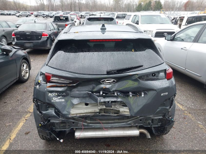 2021 Hyundai Kona Sel Plus VIN: KM8K6CAAXMU686185 Lot: 40894040