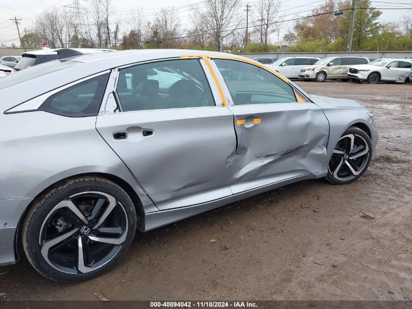 2022 Honda Accord Sport VIN: 1HGCV1F30NA112855 Lot: 40894042