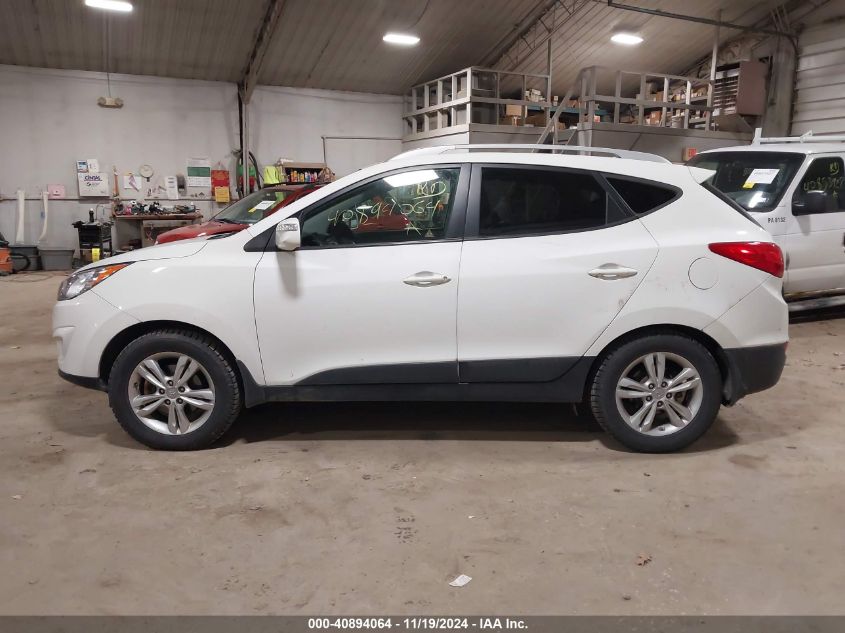 2013 Hyundai Tucson Gls VIN: KM8JUCAC2DU724592 Lot: 40894064