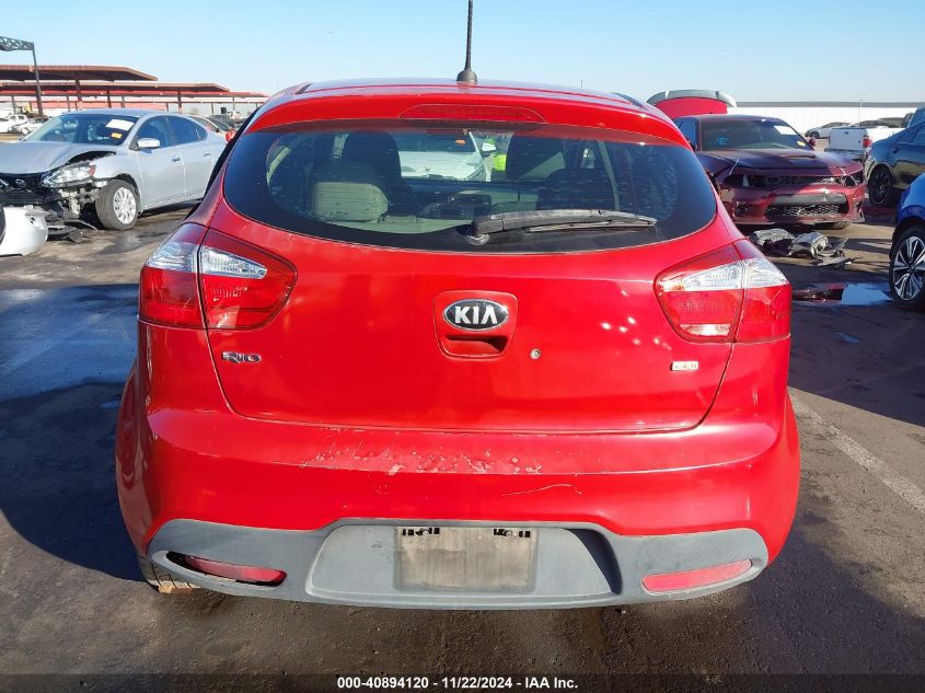 2014 Kia Rio Lx VIN: KNADM5A32E6359797 Lot: 40894120