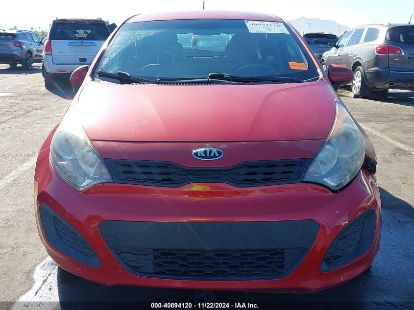 2014 Kia Rio Lx VIN: KNADM5A32E6359797 Lot: 40894120