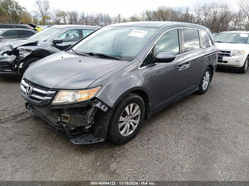 VIN 5FNRL5H46EB087950 2014 Honda Odyssey, EX no.2